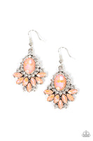 Magic Spell Sparkle - Orange Earrings Paparazzi