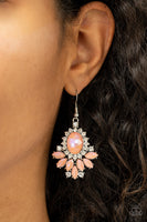 Magic Spell Sparkle - Orange Earrings Paparazzi