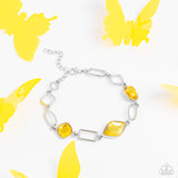 Dazzle for Days - Yellow Bracelet Paparazzi (#699)