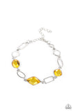 Dazzle for Days - Yellow Bracelet Paparazzi (#699)