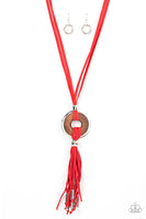 ARTISANS and Crafts - Red Necklace Paparazzi