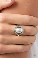 Seize the Shimmer - White Pearl Ring Paparazzi