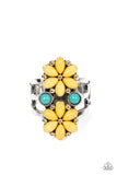 Fredonia Florist - Yellow Floral Ring Paparazzi