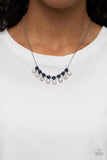 Dashingly Duchess - Blue Pearl Necklace Paparazzi