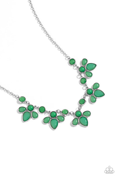 FROND-Runner Fashion - Green Necklace Paparazzi