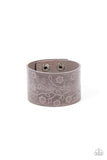 Rosy Wrap Up - Silver Bracelet Paparazzi