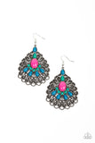 Peacock Prance - Multi-Colored Earrings Paparazzi