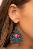 Peacock Prance - Multi-Colored Earrings Paparazzi