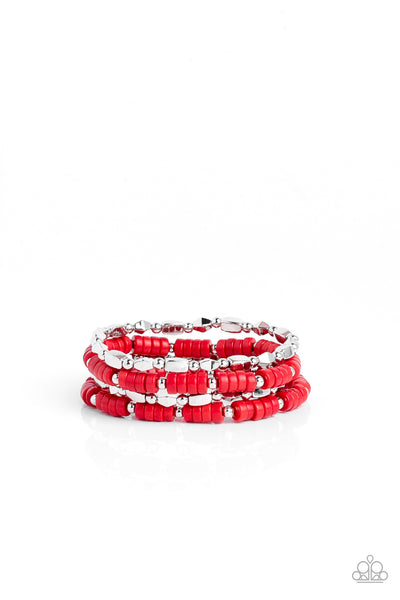 Anasazi Apothecary - Red Bracelet Paparazzi