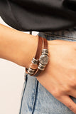 All Willy-Nilly - Orange Urban Bracelet Paparazzi