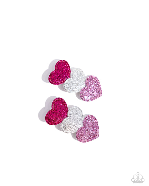 Love at First SPARKLE - Multi-Colored Hair Clip Paparazzi