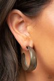 Dune Dynasty - Brass Earrings Paparazzi