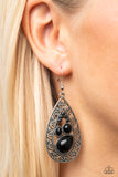 Nautical Daydream - Black Earrings Paparazzi