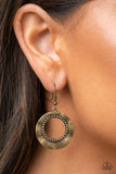 Desert Diversity - Brass Earrings Paparazzi