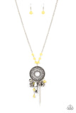 Making Memories - Yellow Necklace Paparazzi