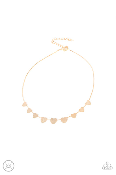 Dainty Desire - Gold Necklace Paparazzi