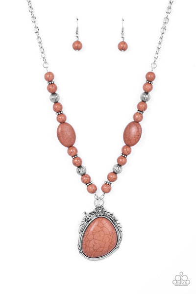 Southwest Paradise - Brown Necklace Paparazzi