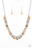 Having a Wonderful CHIME - Orange Necklace Paparazzi