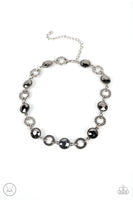 Rhinestone Rollout - Silver Necklace Paparazzi