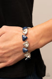 Pumped up Prisms - Blue Bracelet Paparazzi