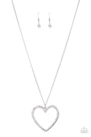 Va-Va-VALENTINE - White Heart Necklace