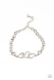 Desirable Dazzle - White Bracelet Paparazzi