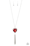 Finding My Forever - Red Heart Necklace Paparazzi