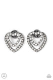 Ever Enamored - Black Post Earrings Paparazzi