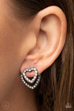 Ever Enamored - Black Post Earrings Paparazzi