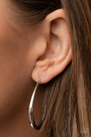 CURVE Your Appetite - Silver Earrings Paparazzi