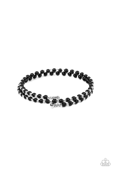 Regal Wraparound - Black Bracelet Paparazzi