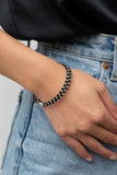 Regal Wraparound - Black Bracelet Paparazzi