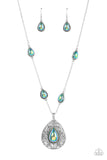 Magical Masquerade - Green Necklace Paparazzi