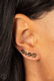 Its Just a Phase - Brass Earcrawler Earrings Paparazzi