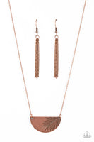 Cool, PALM, and Collected - Copper Necklace Paparazzi