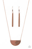 Cool, PALM, and Collected - Copper Necklace Paparazzi