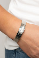 Gobi Glyphs - White Bracelet Paparazzi