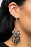 Shady Oasis - Brown Earrings Paparazzi