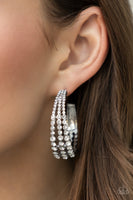 Cosmopolitan Cool - White Earrings Paparazzi - Empower Me Pink Exclusive Incoming