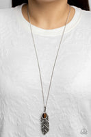 Pure QUILL-Power - Brown Necklace Paparazzi (#857)