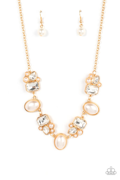 Sensational Showstopper - Gold Necklace Paparazzi (#117)