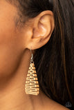 Urban Delirium - Brown Earrings Paparazzi