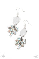 Ethereal Effervescence - White Earrings Paparazzi