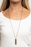 Set in GEMSTONE - Brass Necklace Paparazzi