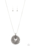Solar Swirl - Silver Necklace Paparazzi