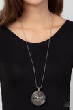 Solar Swirl - Silver Necklace Paparazzi