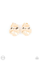 Raise the RUCHE - Gold Clip On Earrings Paparazzi