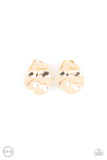 Raise the RUCHE - Gold Clip On Earrings Paparazzi