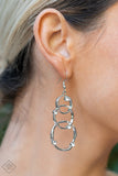 Revolving Radiance - White Earrings Paparazzi