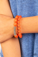 La Vida Vacation - Orange Bracelet Paparazzi (#861)